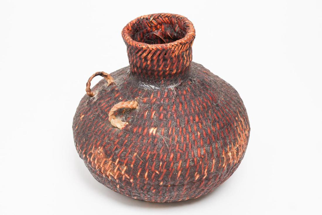 Antique Apache Woven Tus/Water Basket (1 of 4)