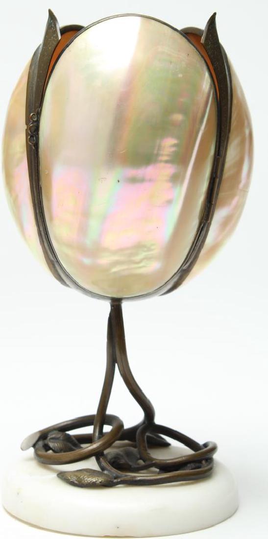 French Bronze & Shell Votive or Vanity Box (1 of 3)