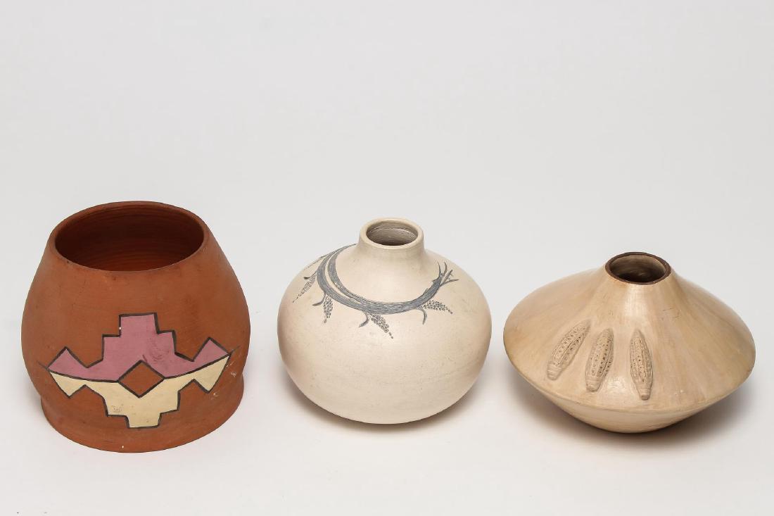 Native American Pueblo Pottery Pieces, 3 Vessels (1 of 2)