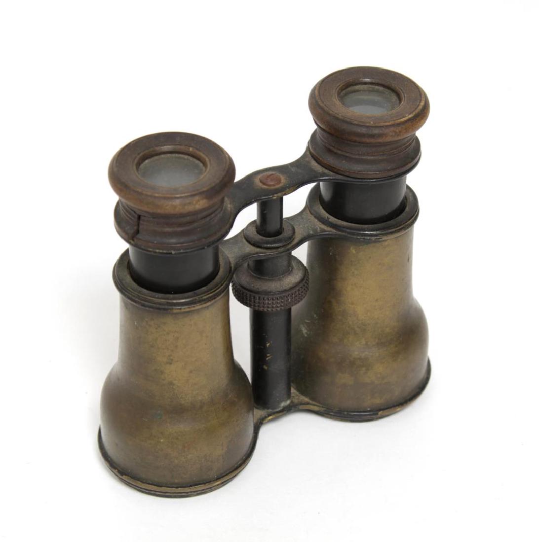 Brass Binoculars, Likely 19th Century Militaria (1 of 3)