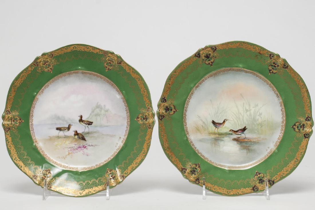 French St. Cloud Porcelain Cabinet Plates, Pair (1 of 4)
