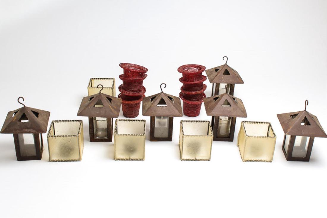 Tea Light Holders, Vintage, 3 Separate Sets (1 of 1)