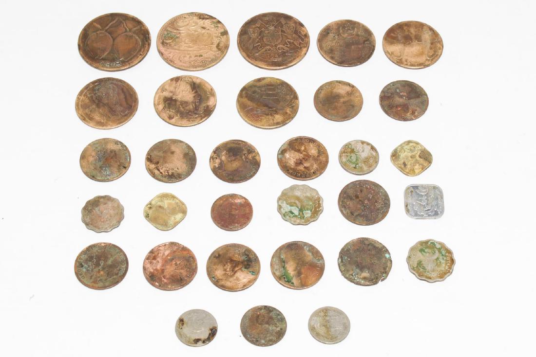 Antique Southeast Asian Coins, 19th-20th C (1 of 3)