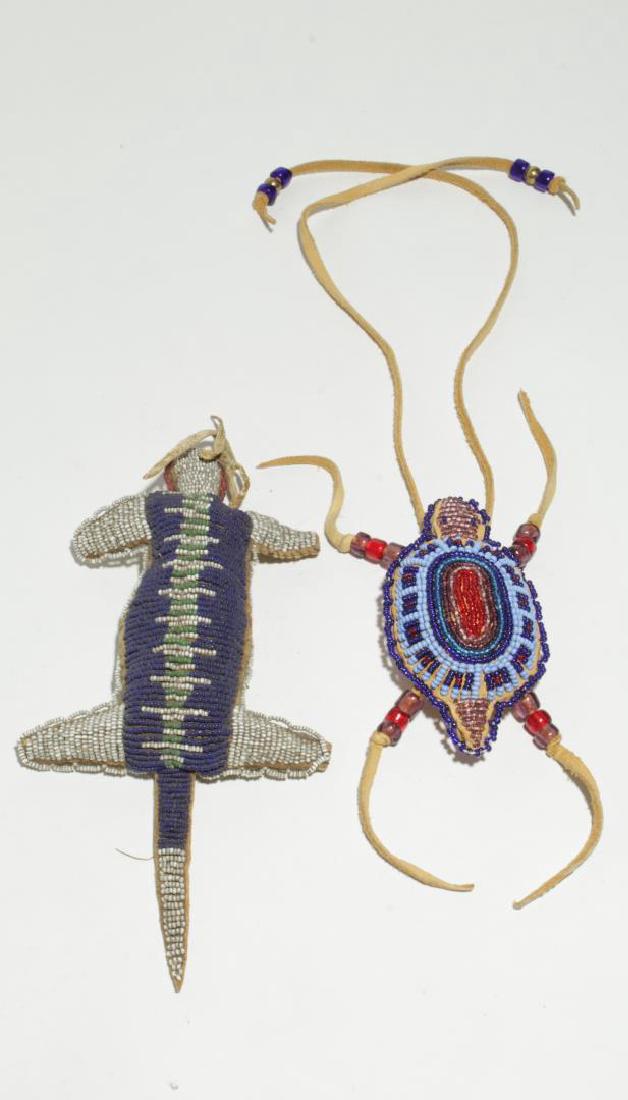 Native American Beaded Umbilical Cord Fetishes, 2 (1 of 7)