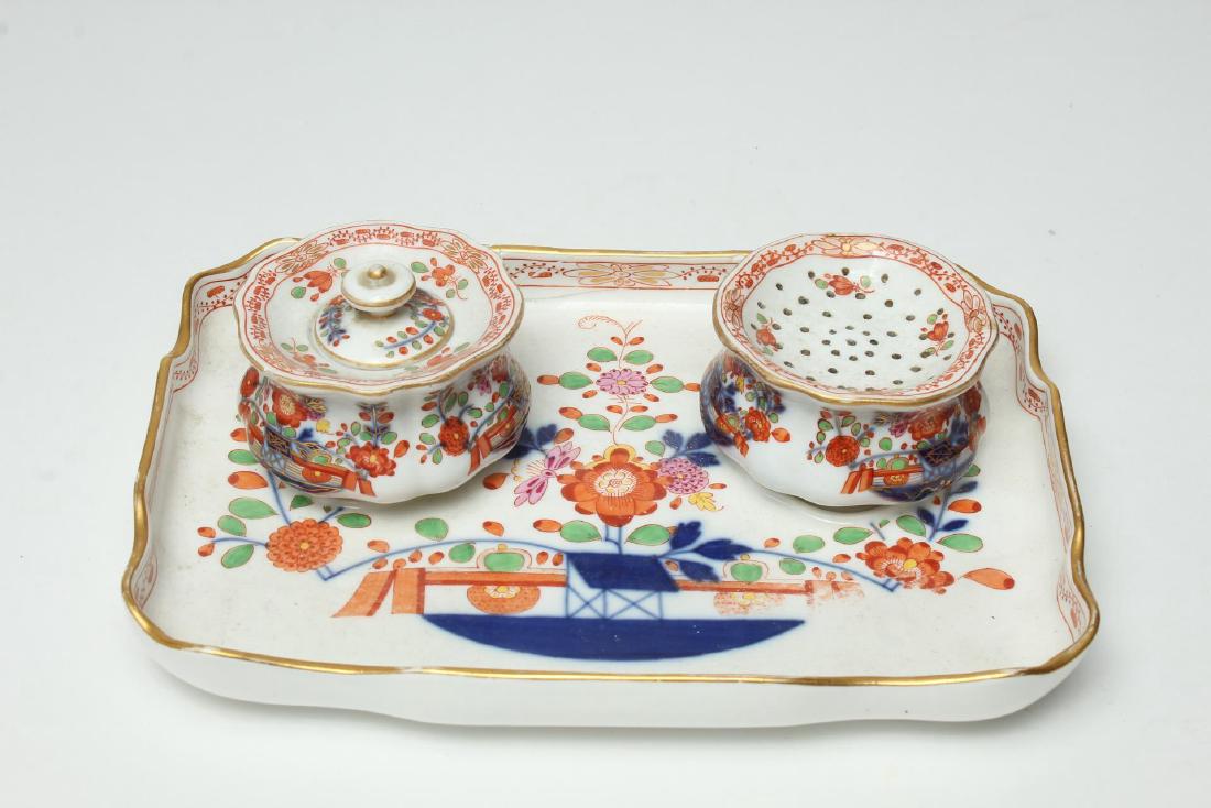 Meissen Imari Porcelain Inkstand or Desk Set (1 of 8)