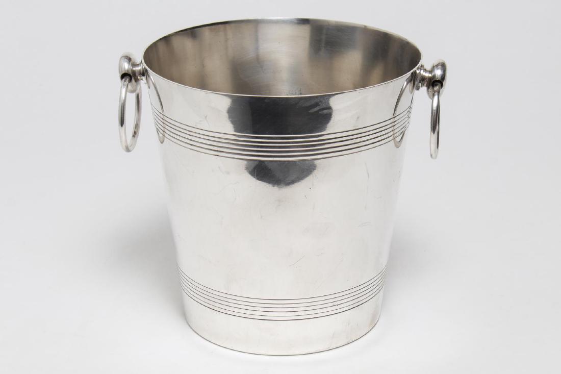 Camille Longuet French Art Deco Silverplate Bucket (1 of 3)