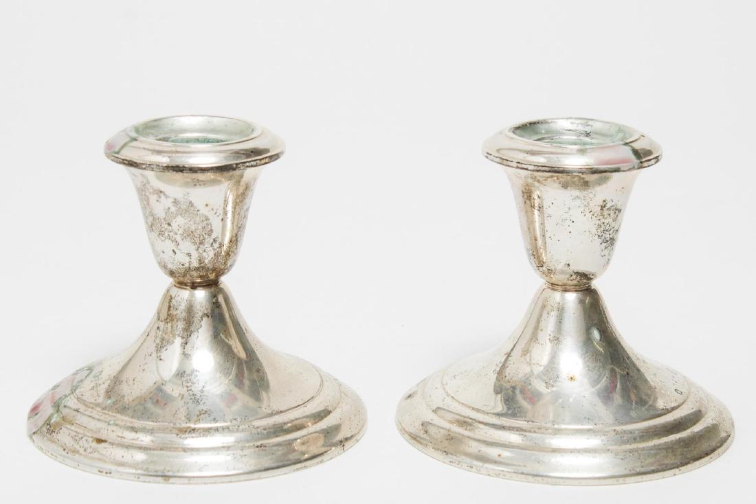 Gorham Weighted Silver Candlesticks, Pair (1 of 2)