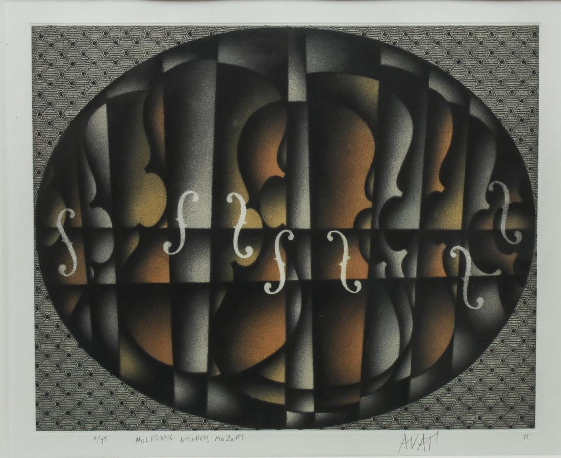 Mario Avati (French, 1921-2000)- Mezzotint (1 of 4)