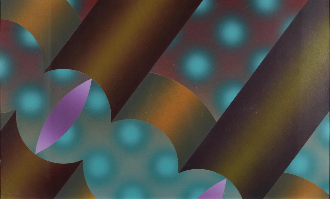 After Victor Vasarely- Op Art Silkscreen Print (1 of 2)