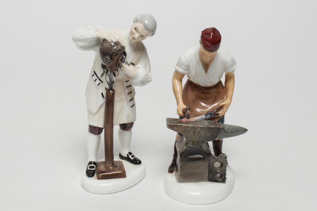 Royal Doulton Williamsburg Porcelain Figurines, 2 (1 of 7)