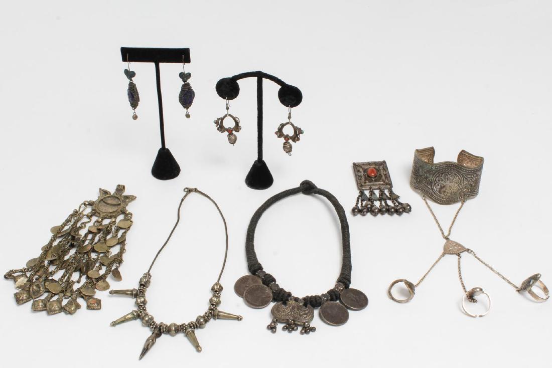 Tribal Silver & Silver-Tone Metal Jewelry, 7 Pcs. (1 of 8)