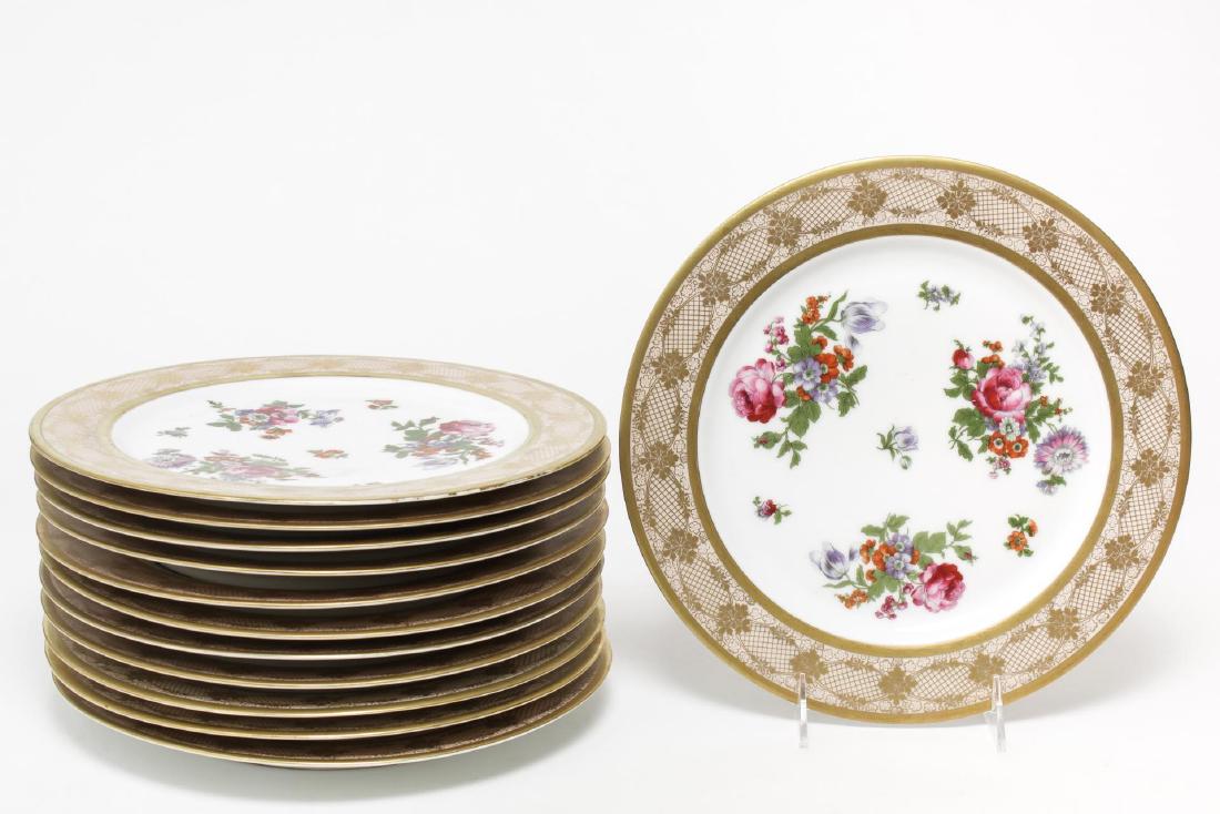 Bavaria Tirschenreuth Porcelain Plates, Set of 12 (1 of 5)