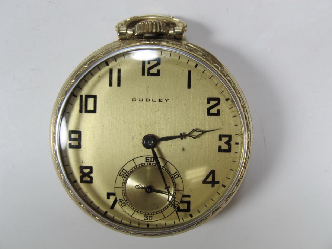Vintage Dudley Masonic 19 jewels pocket watch (1 of 6)