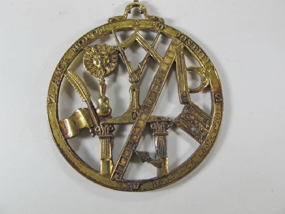 Antique Masonic gold filled Worshipful Master jewel (1 of 6)