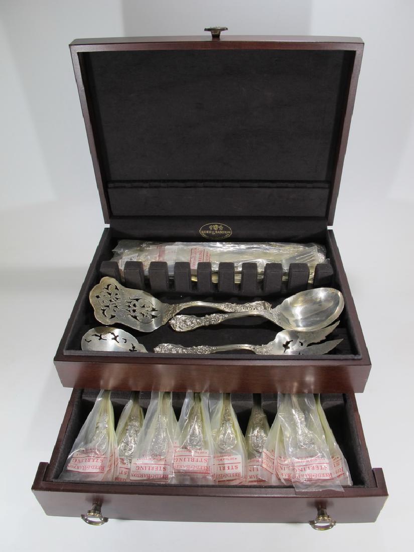 Never used Reed & Barton sterling 65 pcs flatware (1 of 8)