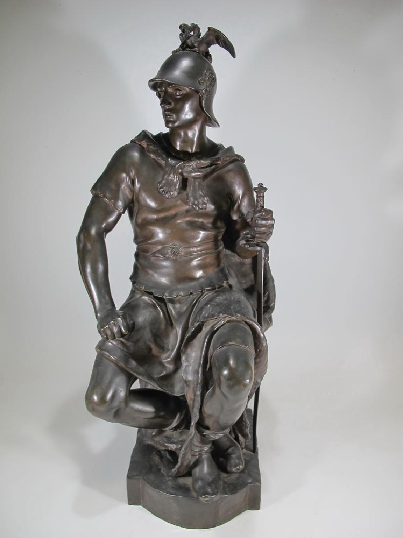 Paul DUBOIS (1829-1905) Barbedienne bronze sculpture (1 of 10)