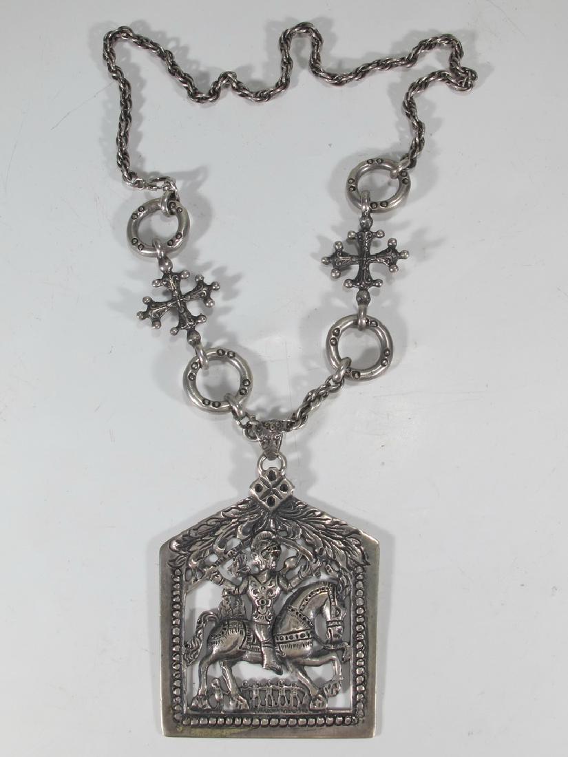 Peruzzi, Boston sterling Saint Paul necklace (1 of 6)