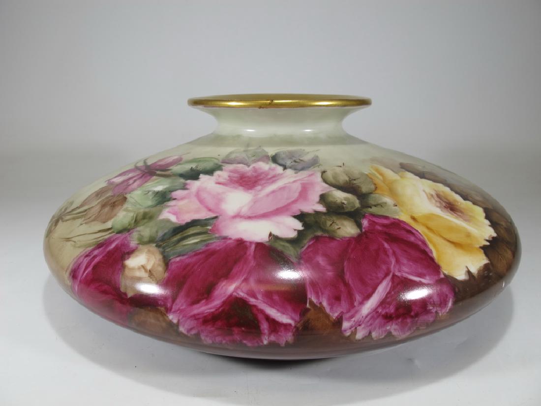 Antique French Limoges hand painted porcelain vase (1 of 8)