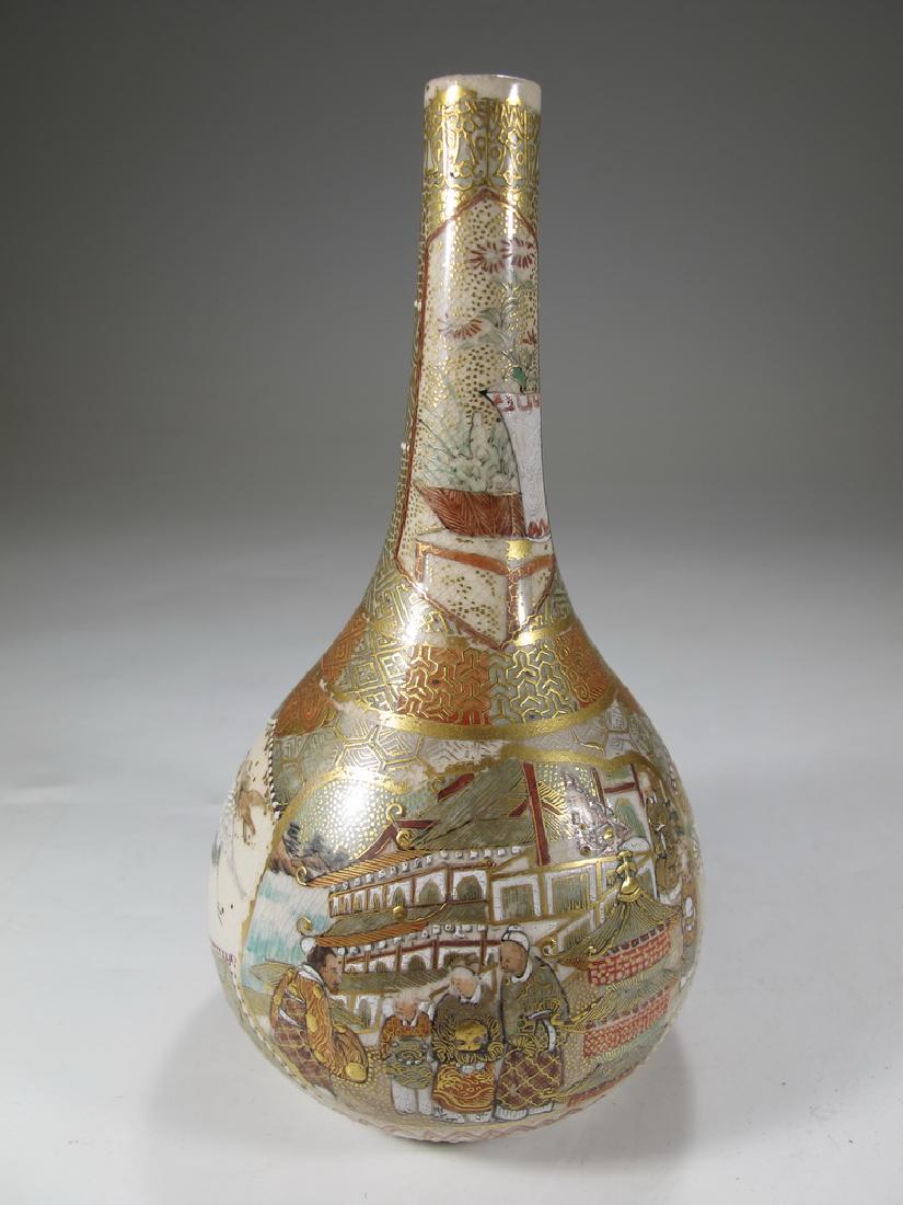 Rare antique Satsuma porcelain vase (1 of 10)