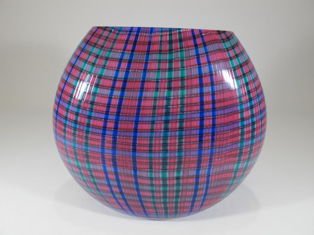 Italian Venini murano glass vase, signed (1 of 8)