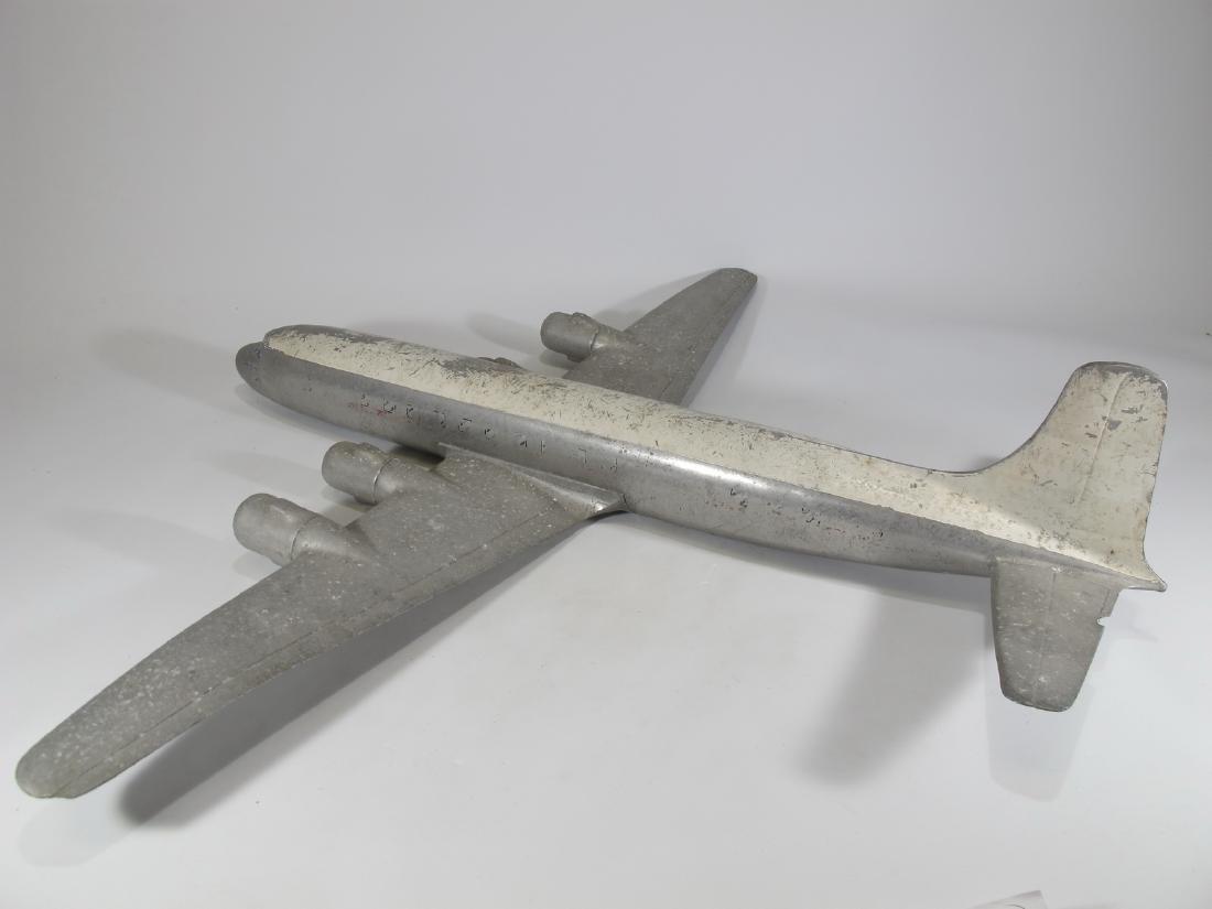 Vintage aluminum WWII USA or British airplane (1 of 11)