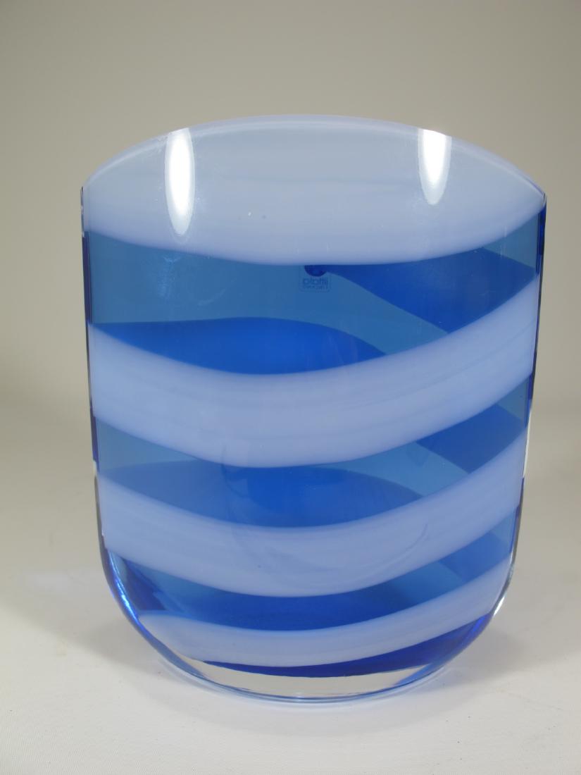 Iittala, Finland Art Glass vase, signed: Iittala, Finland Art Glass vase, signed: Tuna Nordstom, dated 1997. 7 1/4 in H x 5 7/8 in W x 3 in D. Shipping in USA or International please contact both UPS stores for quote: James Lawrence, UPS Sto