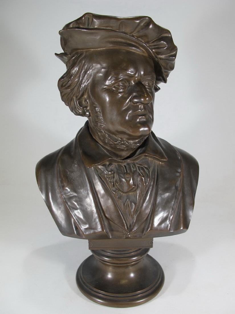 Waldemar UHLMANN (1840-1896) Wagner bust (1 of 9)