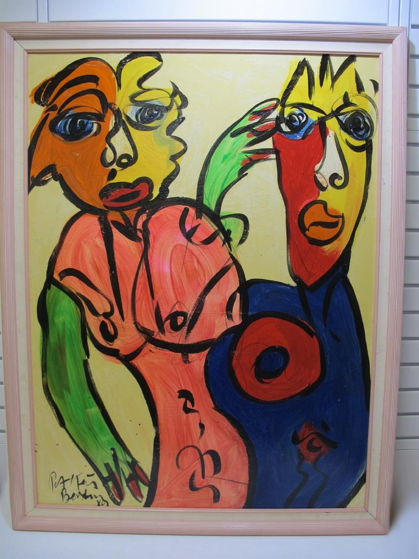 Peter Robert KEIL (1942) German artist painting (1 of 5)