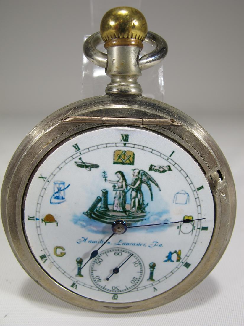 Hamilton Lancaster PA Masonic pocket watch