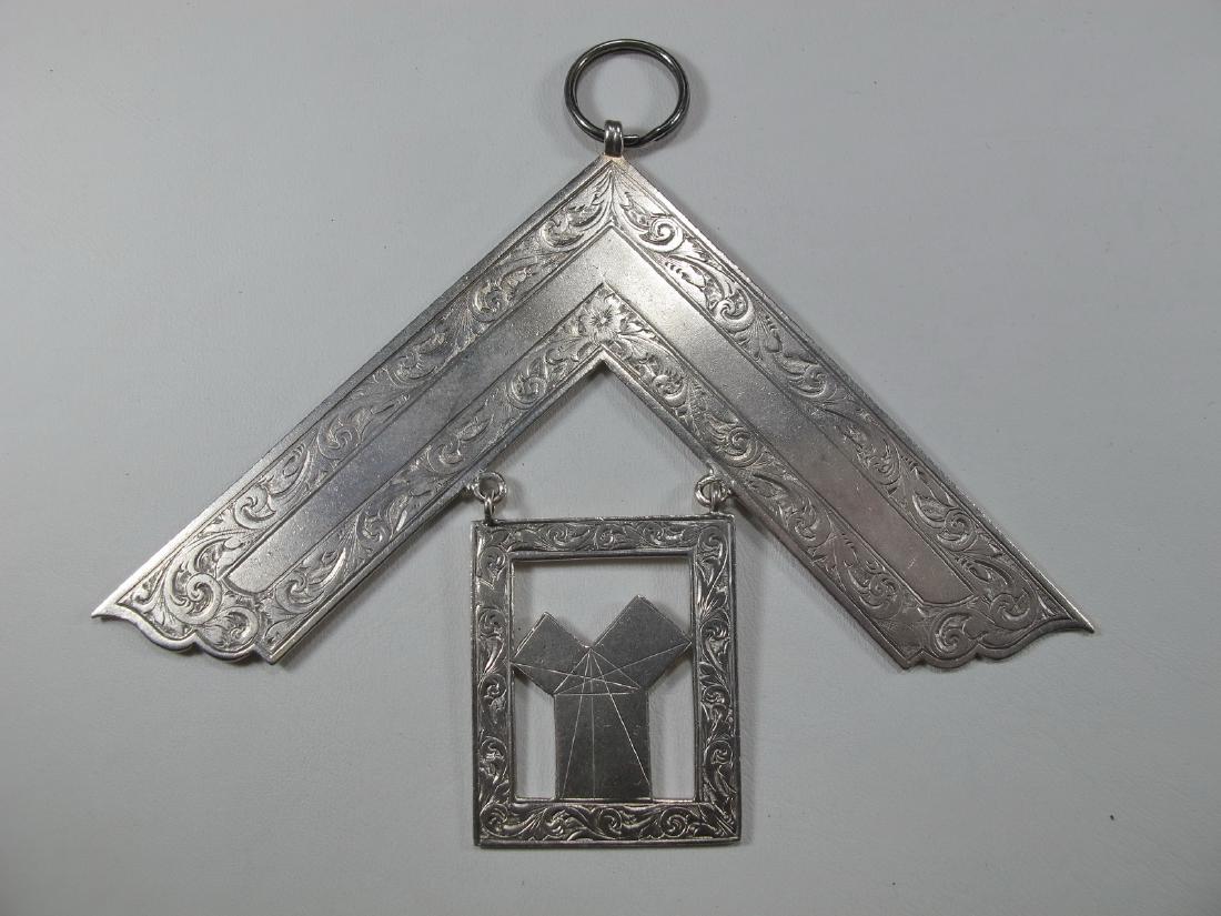 Antique Masonic silver Past Master jewel (1 of 6)