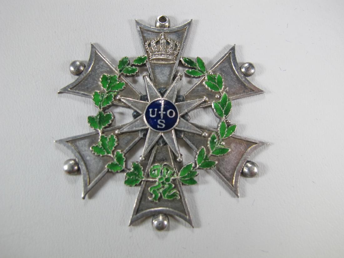 Antique Masonic silverplate Knights Templar cross (1 of 5)