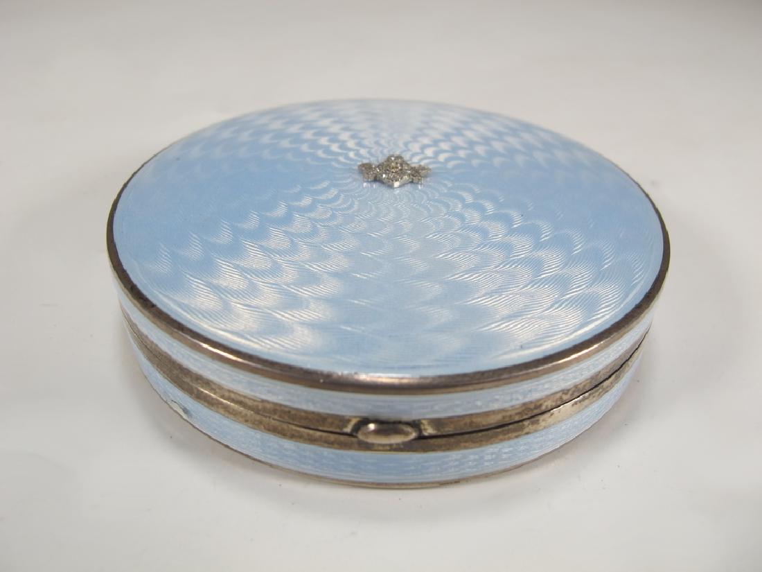 Antique Swedish Masonic 935 sterling & enamel box (1 of 9)