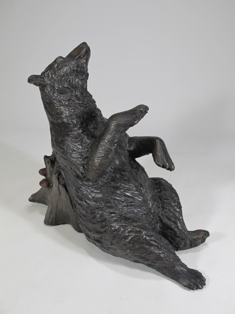 Signed D. M. Turner bronze bear sculpture, 1973 (1 of 7)