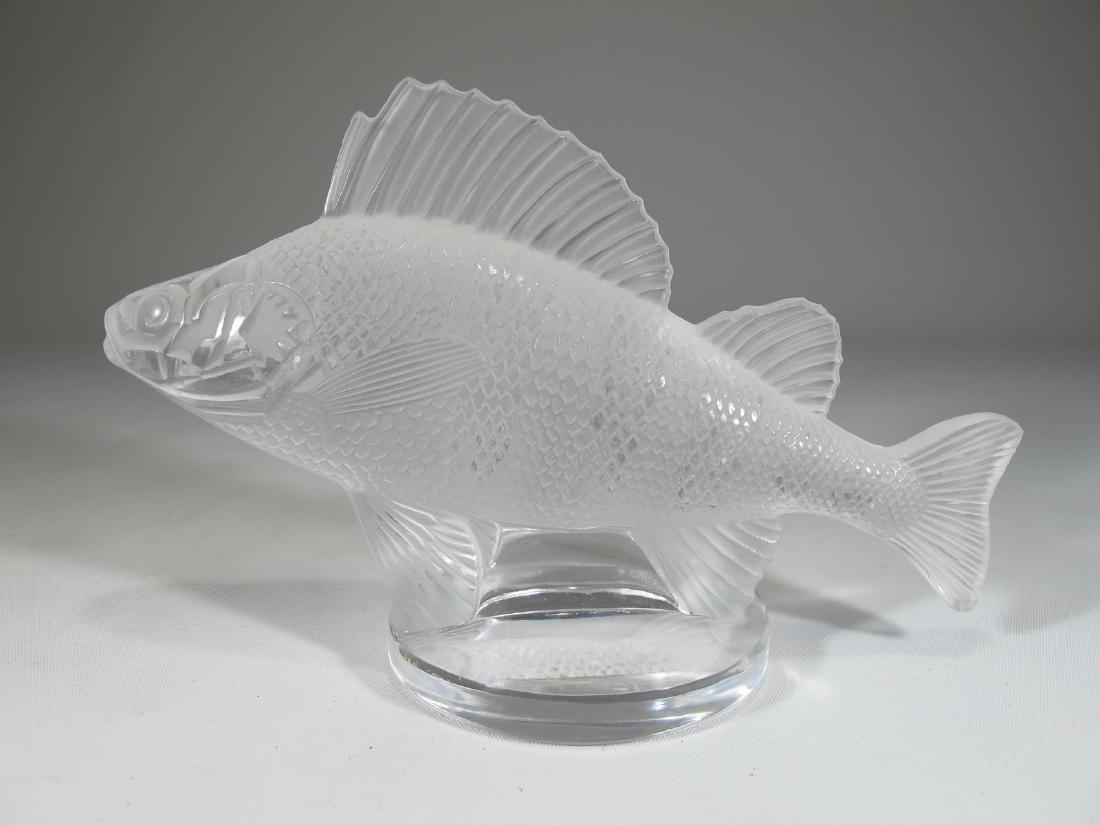 Lalique poisson perch fish car mascot (1 of 5)
