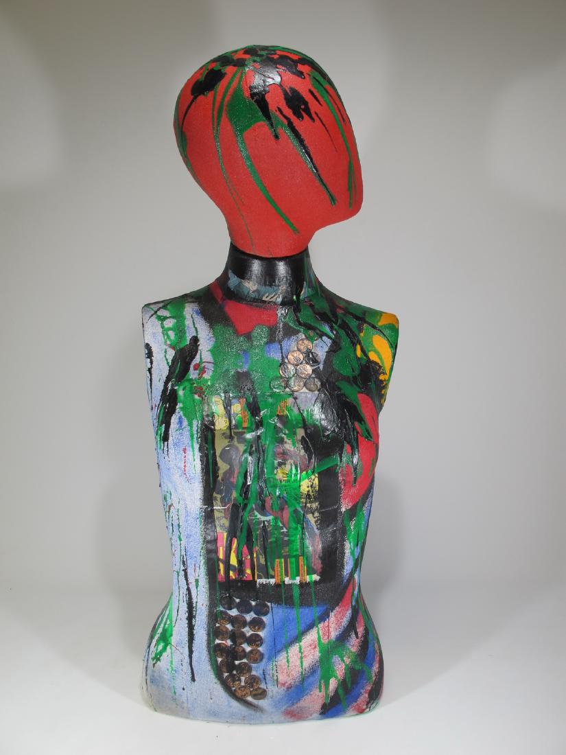 Peter Robert KEIL (1942) painted mannequin (1 of 9)