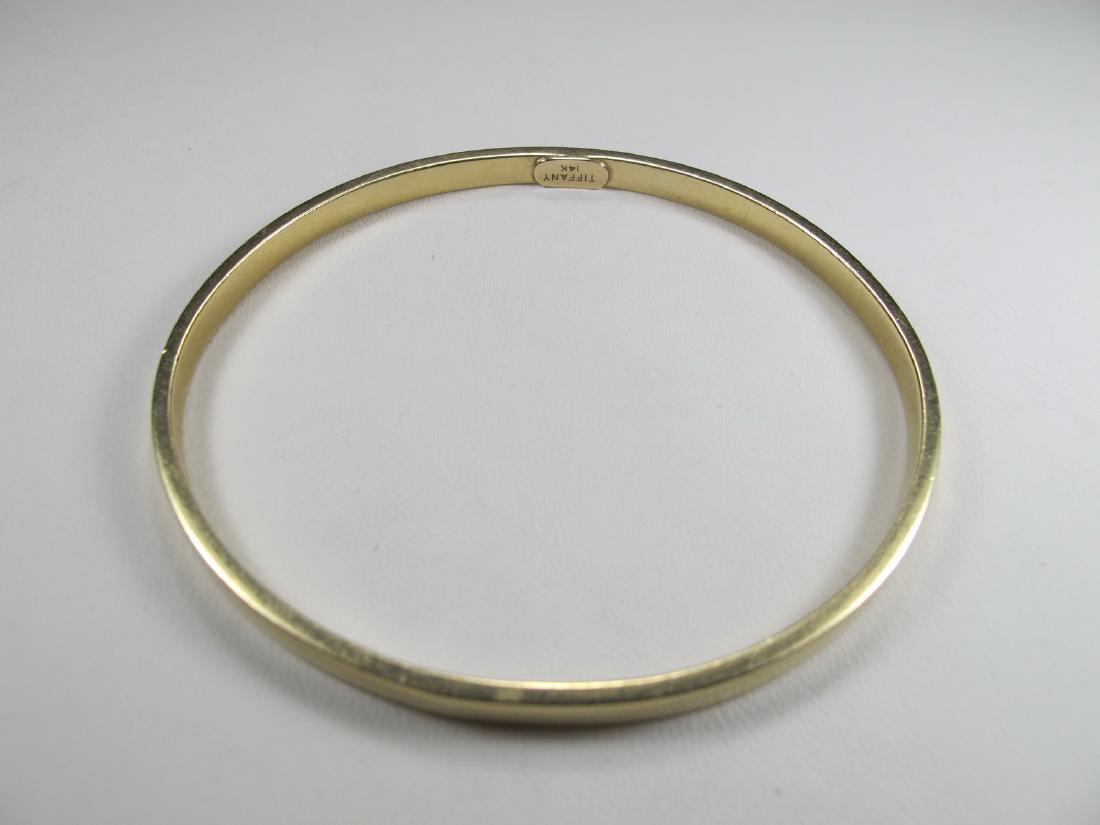 14 K gold Tiffany & Co bangle (1 of 3)
