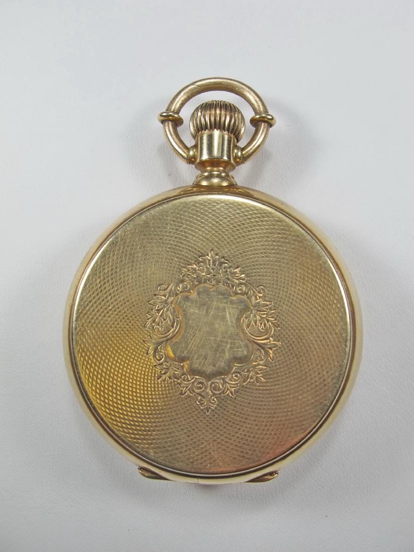 Remontoir, Chronometer 14k gold pocket watch (1 of 6)