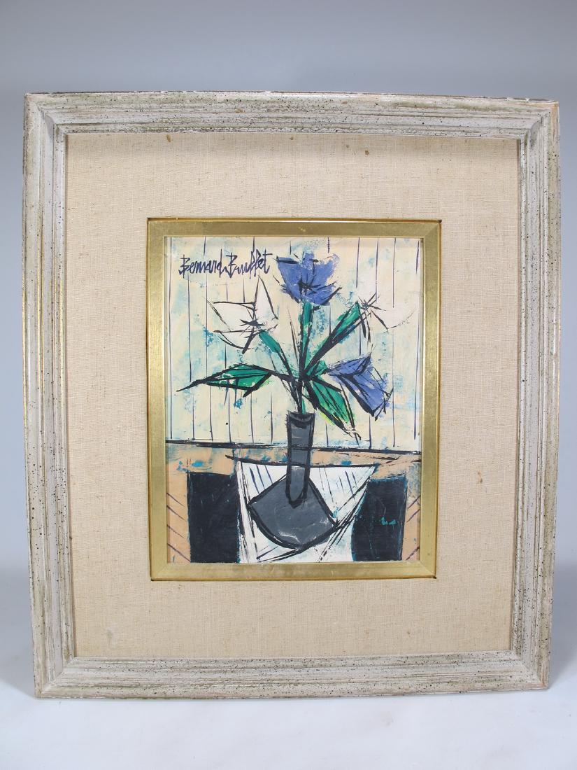 Signed Bernard Buffet painting (1 of 5)