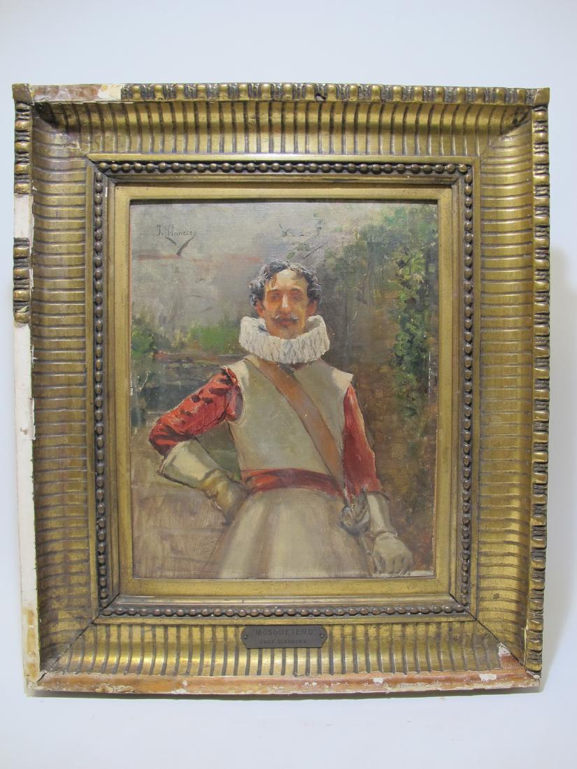 Jose LLANECES (1863-1919) Spanish artist painting (1 of 8)