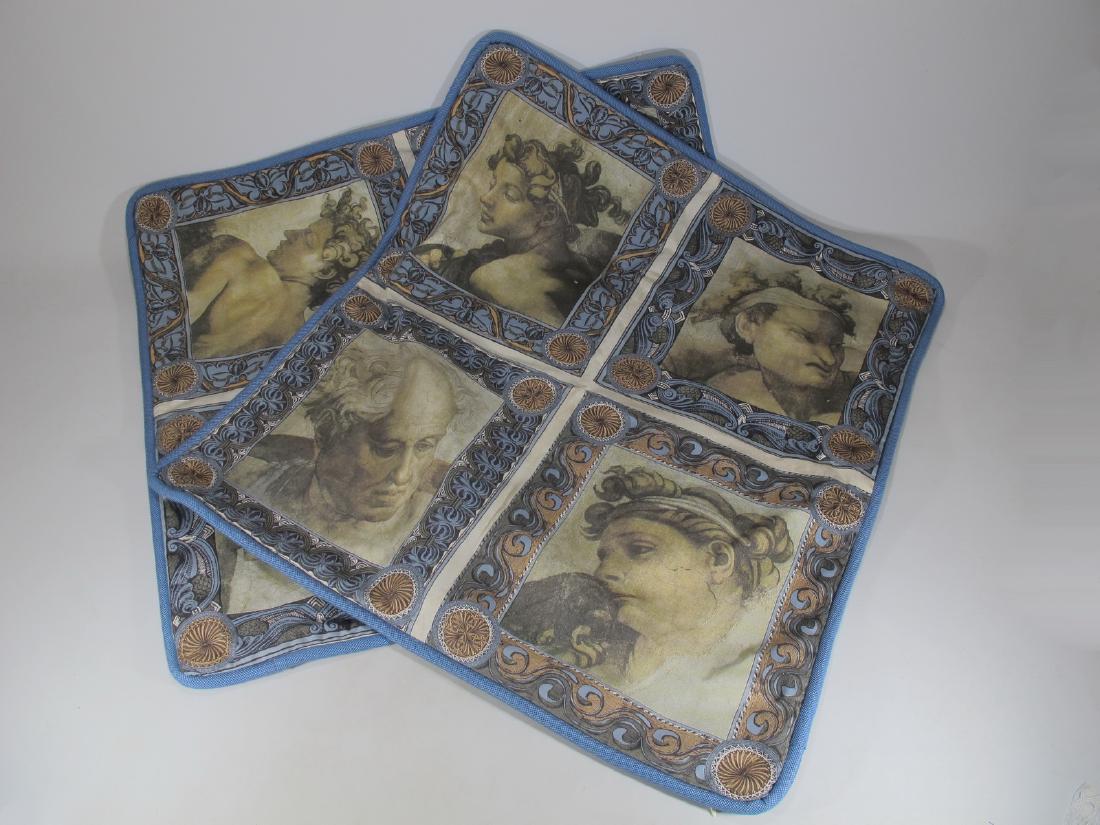 Piero FORNASETTI Desing pair of pillows cover (1 of 5)