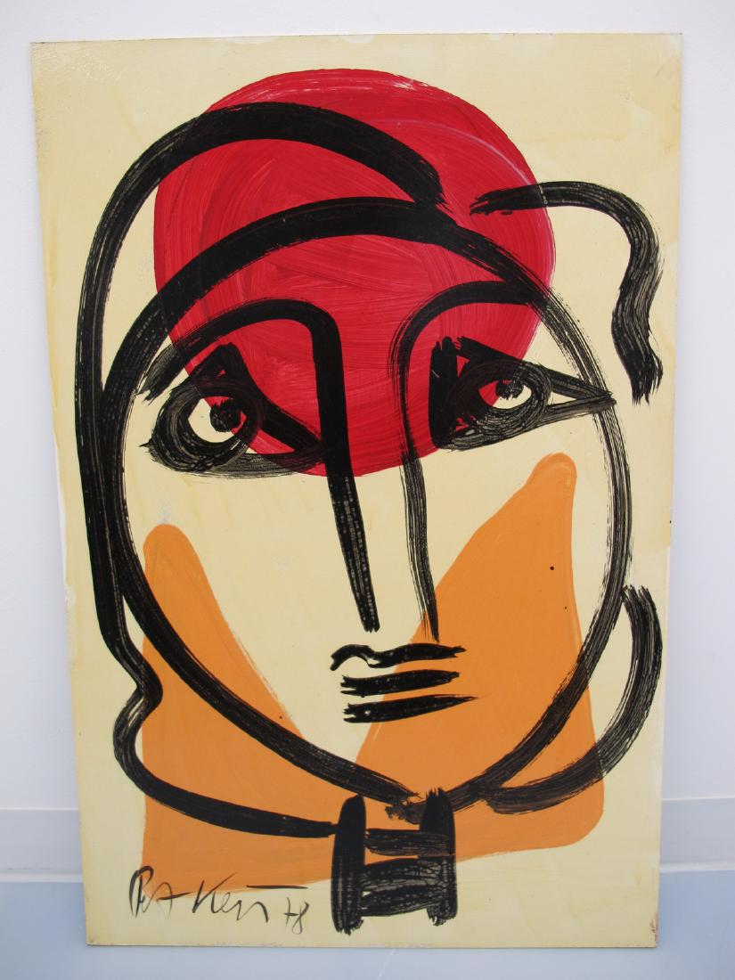 Peter Robert KEIL (1942) painting, dated 1978: Peter Robert KEIL (1942) painting, dated 1978. 36 in H x 24 in W. Shipping in USA or International please contact for quote both UPS stores: 1) : James Lawrence UPS Store 4356 - 954-463-0444 FloridaUP