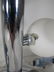 1970' pair of chrome metal & glass table lamps - 6
