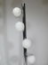 1970' pair of chrome metal & glass table lamps - 7