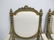 Antique pair of French Louis XVI style gilt armchairs - 2