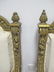 Antique pair of French Louis XVI style gilt armchairs - 7
