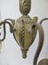 Antique French bronze & alabaster chandelier - 2