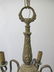 Antique French bronze & alabaster chandelier - 3