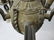 Antique French bronze & alabaster chandelier - 5