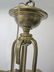 Antique French bronze & glass chandelier - 2