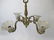 Antique French bronze & glass chandelier - 3